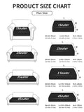 Thick Jacquard Sofa Cushion Cover Removable Machine Washable Furniture Protector Stretchable Office Living Room Home Decoration