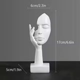 Modern Abstract Figurines Office Desk Decoration Accessories Figure Statue Modern Art Home Bedroom Living Room Interior Decor