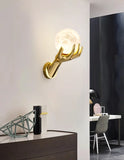Indoor LED wall lamp creative decoration for living room 110V220V study corridor modern resin glass bedside wall lights