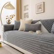Imitation Rabbit Plush Thickened Winter Sofa Cushion Non-Slip Leather Sofa Full Cover Cover Cloth Towel