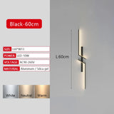 Modern Long Strip LED Wall Lamp – Remote Control Dimmable Wall Light for Living Room, Bedroom, Bedside & Home Interior Decoration