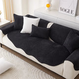 Chenille Non-slip Sofa Cushion Solid Color Sofa Cover Four Seasons Universal for Living Room Sofas 1PC All-Inclusive Towel 소파 쿠션