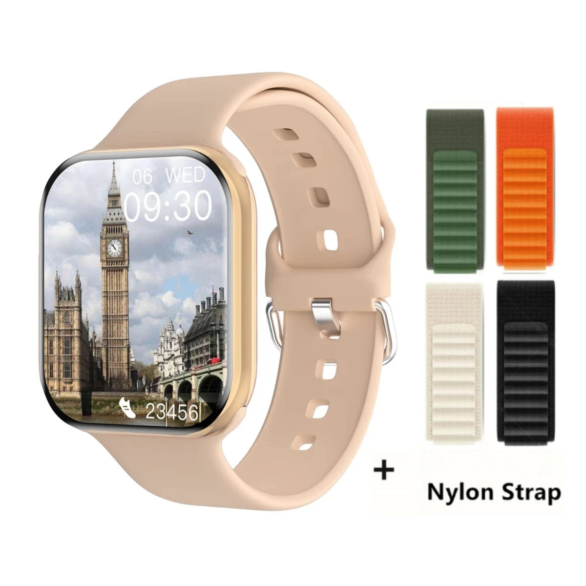 2025 Series 10 GPS Smart Watch – Bluetooth Call, Music & Video Playback, NFC, Waterproof Fitness Smartwatch Compatible with Android & iOS (Apple Watch 10 Style)