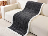 Thicken Plush Sofa Cover Winter Warm Non-slip Straight Couch Cushion Protector Cream Style Couch Slipcovers for Living Room