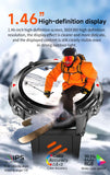 2025 Outdoor Military Smart Watch – Built-in GPS, Compass, Altimeter, Barometer, 3ATM Waterproof Rugged AMOLED Smartwatch with Bluetooth Call