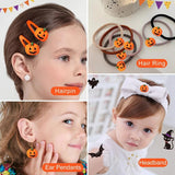 20PCS Halloween Resin Pumpkin Miniatures – Flatback Charms for DIY Crafts, Party Decorations, Home Décor & Gift Ideas