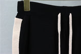 Women’s Knitted 2-Piece Sweater Set – Soft V-Neck Cardigan & Wide-Leg Pants Autumn Winter Outfit