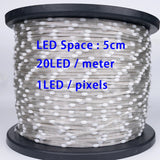 Wholesale WS2811 RGBIC Dream Color LED Strip Lights – 5V Addressable Waterproof IP67 Fairy String Lights for Christmas Tree & Home Decoration