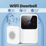 Tuya Smart WiFi Video Doorbell with Camera – Wireless HD Outdoor Security Door Bell, Motion Detection, IR Night Vision, Two-Way Audio & App Control (Works with Alexa & Google Home)