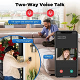 Tuya Smart WiFi Video Doorbell with Camera – Wireless HD Outdoor Security Door Bell, Motion Detection, IR Night Vision, Two-Way Audio & App Control (Works with Alexa & Google Home)