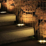 1/4/8Pcs Solar Lights Outdoor 8/20LEDs Disk Underground Lamp Spotlight Buried Solar Light for Home Garden Lawn Yard Decoration