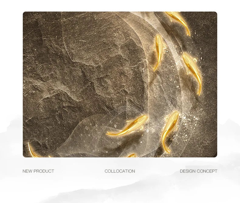 Background Landscape Painting Wall Lamp Chinese Creative Living Room LED Decor Light Corridor Remote Control Lighting Wall Lamps