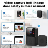 Tuya Smart WiFi Video Doorbell with Camera – Wireless HD Outdoor Security Door Bell, Motion Detection, IR Night Vision, Two-Way Audio & App Control (Works with Alexa & Google Home)