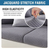 Thick Jacquard Sofa Cushion Cover Removable Machine Washable Furniture Protector Stretchable Office Living Room Home Decoration
