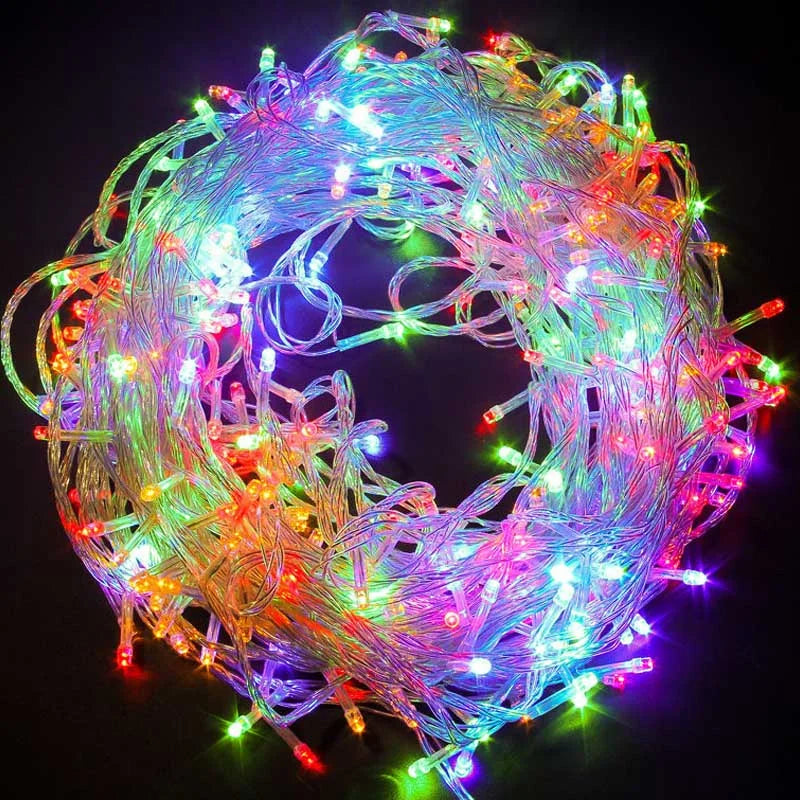 LED Garland String Lights 10M–100M – Waterproof Fairy Lights for Christmas Tree, Wedding, Party, Home & Outdoor Decoration (220V EU Plug)