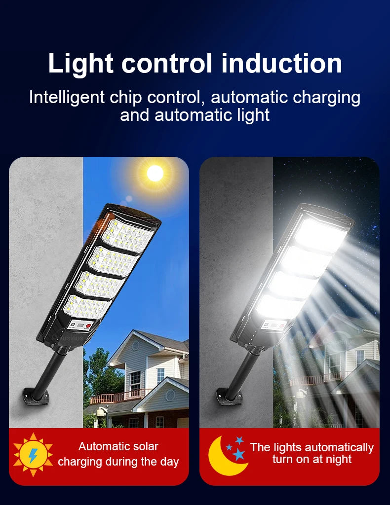 5000000LM Super Bright Outdoor Solar Lamp With Motion Sensor Solarlight Powerful LED Solar Lights Garden Street Courtyard Light