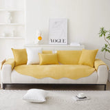 Chenille Non-slip Sofa Cushion Solid Color Sofa Cover Four Seasons Universal for Living Room Sofas 1PC All-Inclusive Towel 소파 쿠션