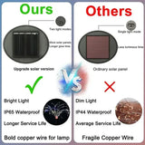 1/2/4Pcs Solar LED Firework Fairy Light Outdoor Garden Decoration Lawn Pathway Light For Patio Yard Party Christmas Wedding