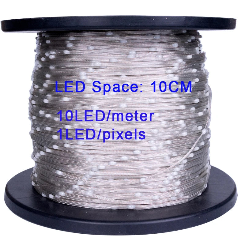 Wholesale WS2811 RGBIC Dream Color LED Strip Lights – 5V Addressable Waterproof IP67 Fairy String Lights for Christmas Tree & Home Decoration