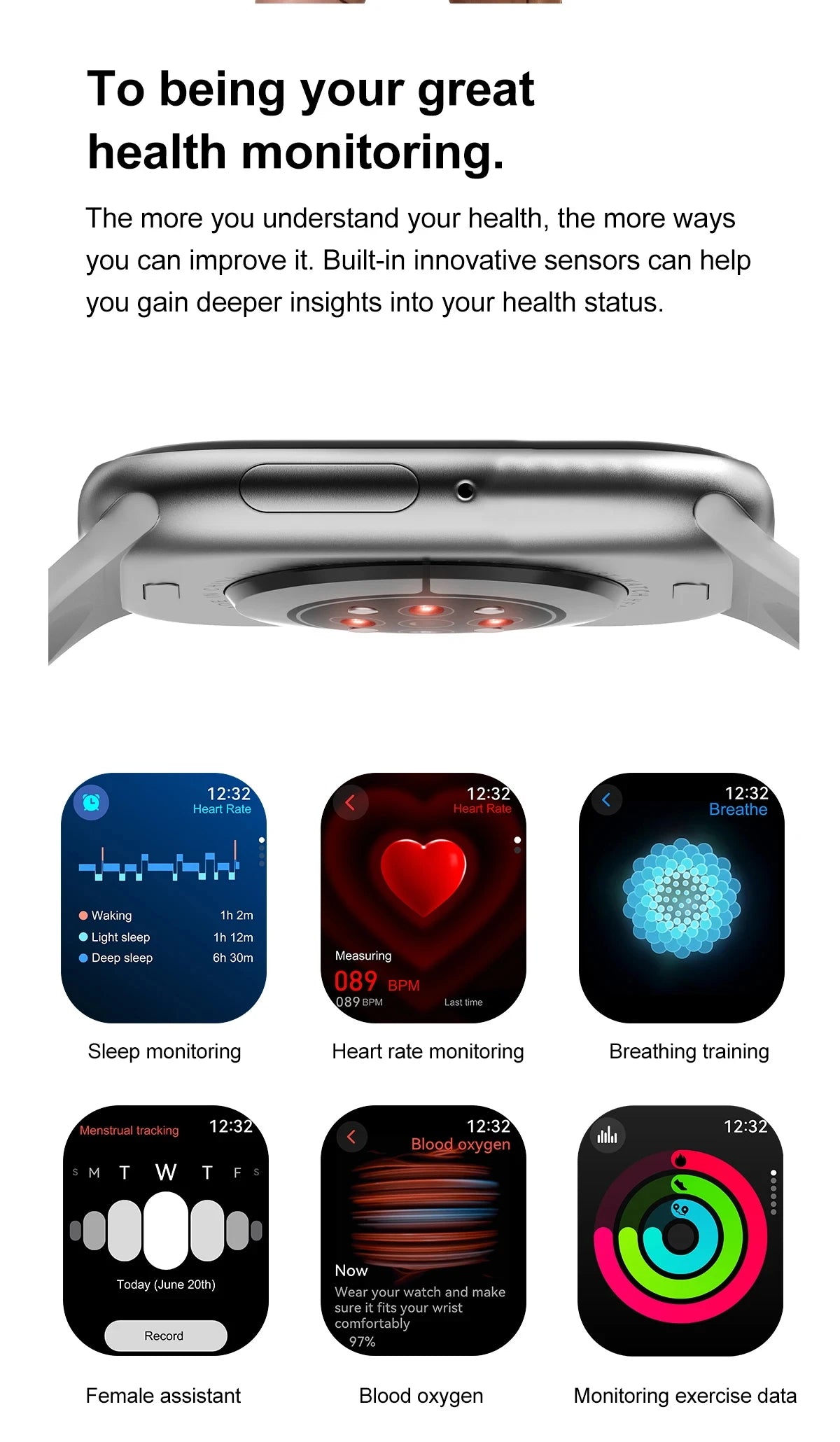 2025 Series 10 GPS Smart Watch – Bluetooth Call, Music & Video Playback, NFC, Waterproof Fitness Smartwatch Compatible with Android & iOS (Apple Watch 10 Style)
