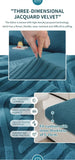 Thick Jacquard Sofa Cushion Cover Removable Machine Washable Furniture Protector Stretchable Office Living Room Home Decoration