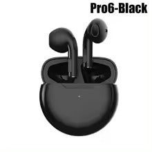 Casque Bluetooth sans fil Air Pro 6 TWS d'origine 5.3 Mini écouteurs avec boîte de chargement pour micro