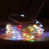 1pc Photo Clip Light String 2/5/10m 20/50/100led 10/30/50Clip Fairy Lights Fairy Lights Bedroom Wall Copper Wire Light String
