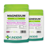Lindens Health High-Potency Magnesium Tablets (MgO 500mg) for Muscle & Bone Health