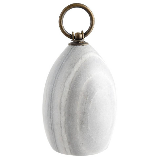 Grey Polished Marble Heavy Duty Non Scratch 1.75kg Door Stop for Home/Office