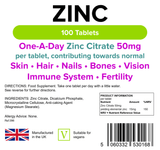 Best Zinc Citrate 50mg Tablets - Immune Support, Health Benefits, and Dosage Guide