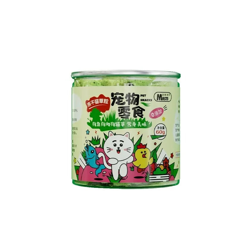 Freeze Dried Catgrass Cat Snacks Removes Hair Balls To Promote Digestion Cat Grass Catgrass Tablets Grinding Teeth Pet Snacks