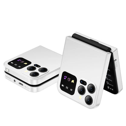 SERVO A50 Pro Klapptelefon – Dual-SIM, automatische Anrufaufzeichnung, Taschenlampe, Typ-C-Aufladung