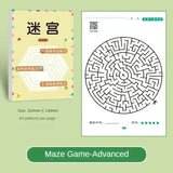 Children's Concentration Maze Training Book – Puzzle & Thinking Development Game for Kids