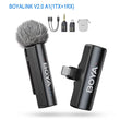 BOYA BOYALINK A Wireless Lavalier Microphone – Pro Clip-On Mic for iPhone 15/16, OPPO, Samsung, Xiaomi, GoPro & DSLR