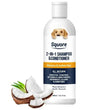 Shampoing et revitalisant pour chiots 2 en 1 – Shampoing hydratant naturel pour chiens à peau sensible, formule au pH équilibré