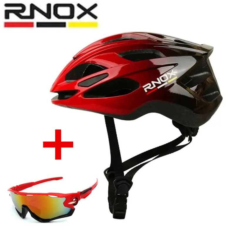 RNOX New Ultralight Cycling Helmet Safety Cap Bicycle Helmet for Women Men Racing Bike Equipments Road MTB Adult Bike Helmets