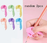 Lot de 2 poignées de crayon Montessori – Correcteur d'écriture pour l'apprentissage précoce des enfants et des tout-petits