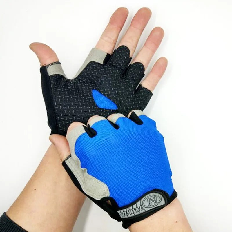 Half Finger Gloves Gym Fitness Anti-Slip Women Men Gel Pad Gloves Gym Cycling Fingerless Gloves Bicycle Accessories