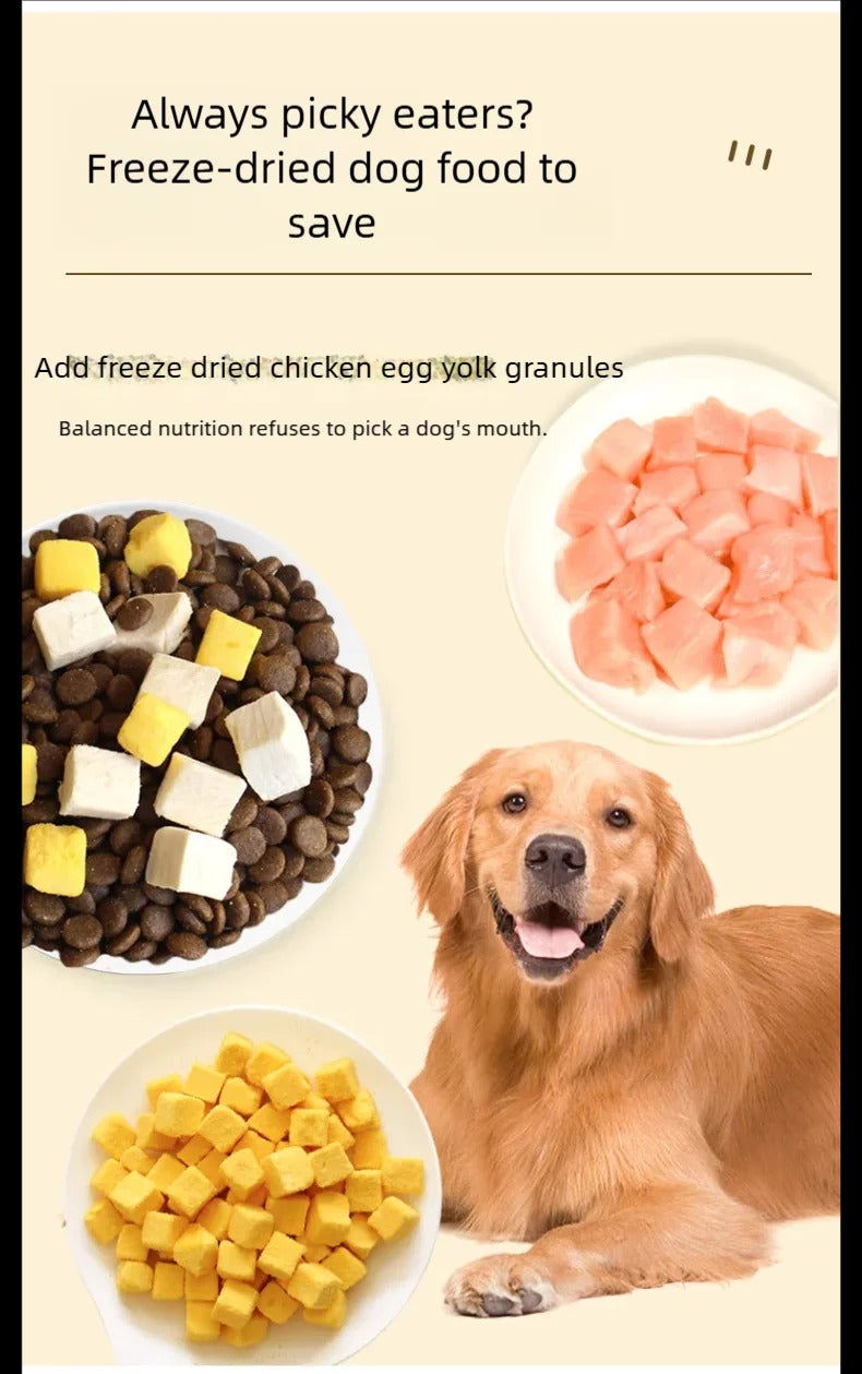 SHXI 18% protein based dry dog food, grain free dog food, suitable for all stages of life, fresh or raw materials