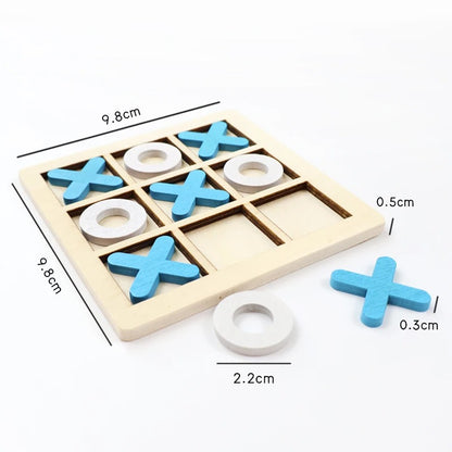 Montessori Wooden Mini Chess Puzzle – Early Educational Brain Training Toy for Kids