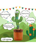 Cactus dansant et parlant – Peluche interactive chantante, imitatrice et enregistrante pour bébés et enfants