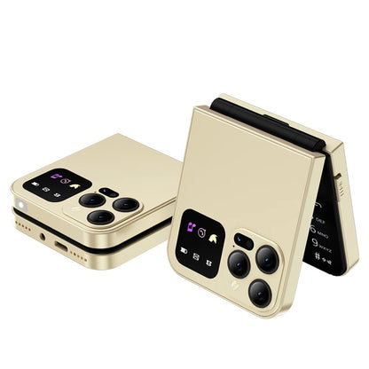 SERVO A50 Pro Klapptelefon – Dual-SIM, automatische Anrufaufzeichnung, Taschenlampe, Typ-C-Aufladung