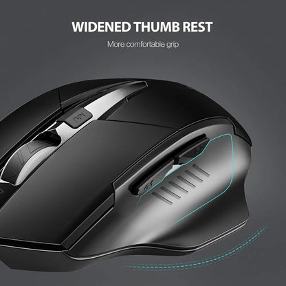 Bluetooth Rechargeable Wireless Mouse 2.4G PM6 Wireless Mouse Office Mute Support PC Laptop Tablet Gamer Mouse For Computer