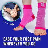 Plantar Fasciitis Compression Socks for Women & Men - Best Ankle Compression Sleeve Nano Brace for Everyday Use