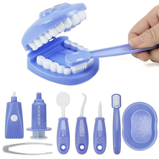 Montessori Doctor Role Play & Brushing Teeth Educational Toy – Early Learning Set for Kids