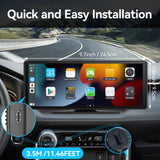 Universal Portable Wireless CarPlay & Android Auto Screen – Smart Car Touchscreen Display
