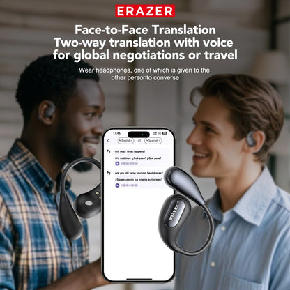 ERAZER XP7 Bluetooth Wireless Headphones - ASMR Headset with Translator &amp; Equalizer App, 14mm Speakers, Lightweight Design