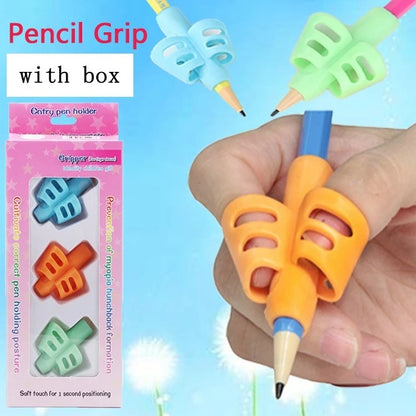 2PCS Montessori Pencil Grip – Early Learning Writing Corrector for Kids & Toddlers