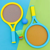 2 Badminton Racket Send Badminton Tennis Outdoor Sports and Leisure Two Parent Child Interactive Toys