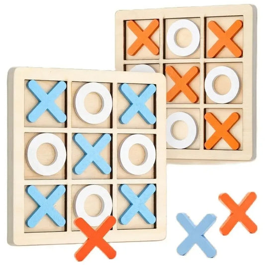 Montessori Wooden Mini Chess Puzzle – Early Educational Brain Training Toy for Kids